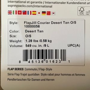 Flapjill courier bag